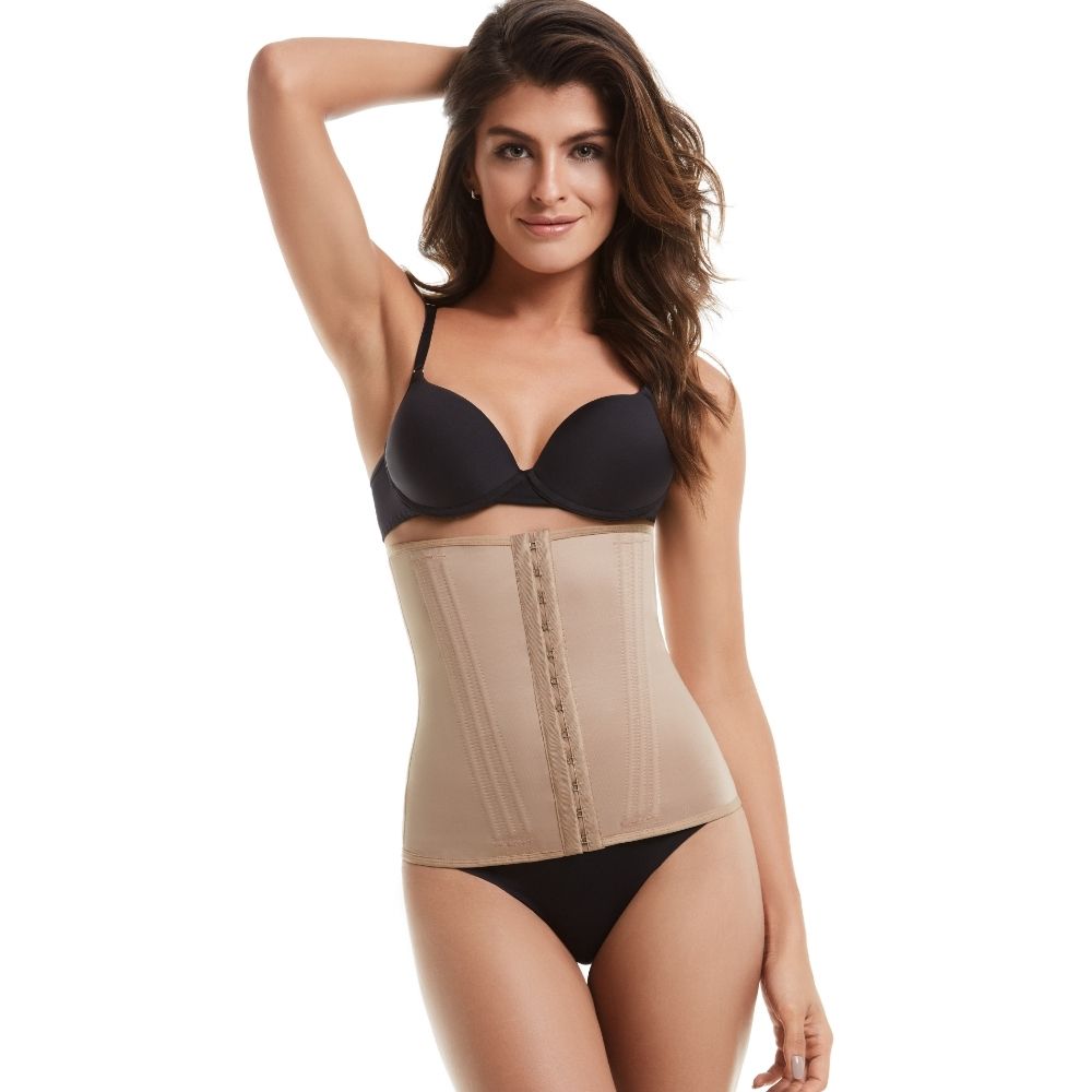 Cinta Modeladora 10 Barbatanas 660R na cor Chocolate, vista frontal
